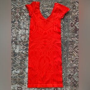 Bebe Red Bodycon Dress